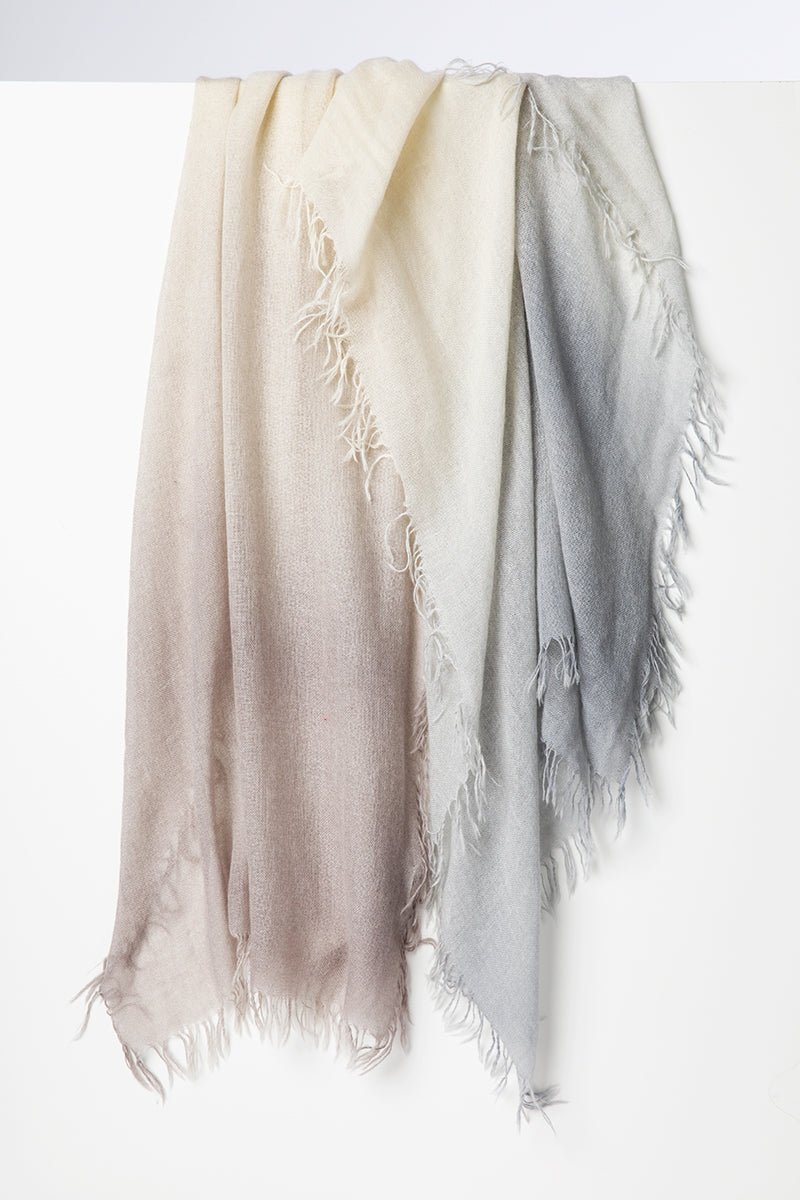 Kinross Cashmere Multi-color Spray Print Scarf
