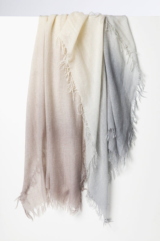Kinross Cashmere Multi-color Spray Print Scarf