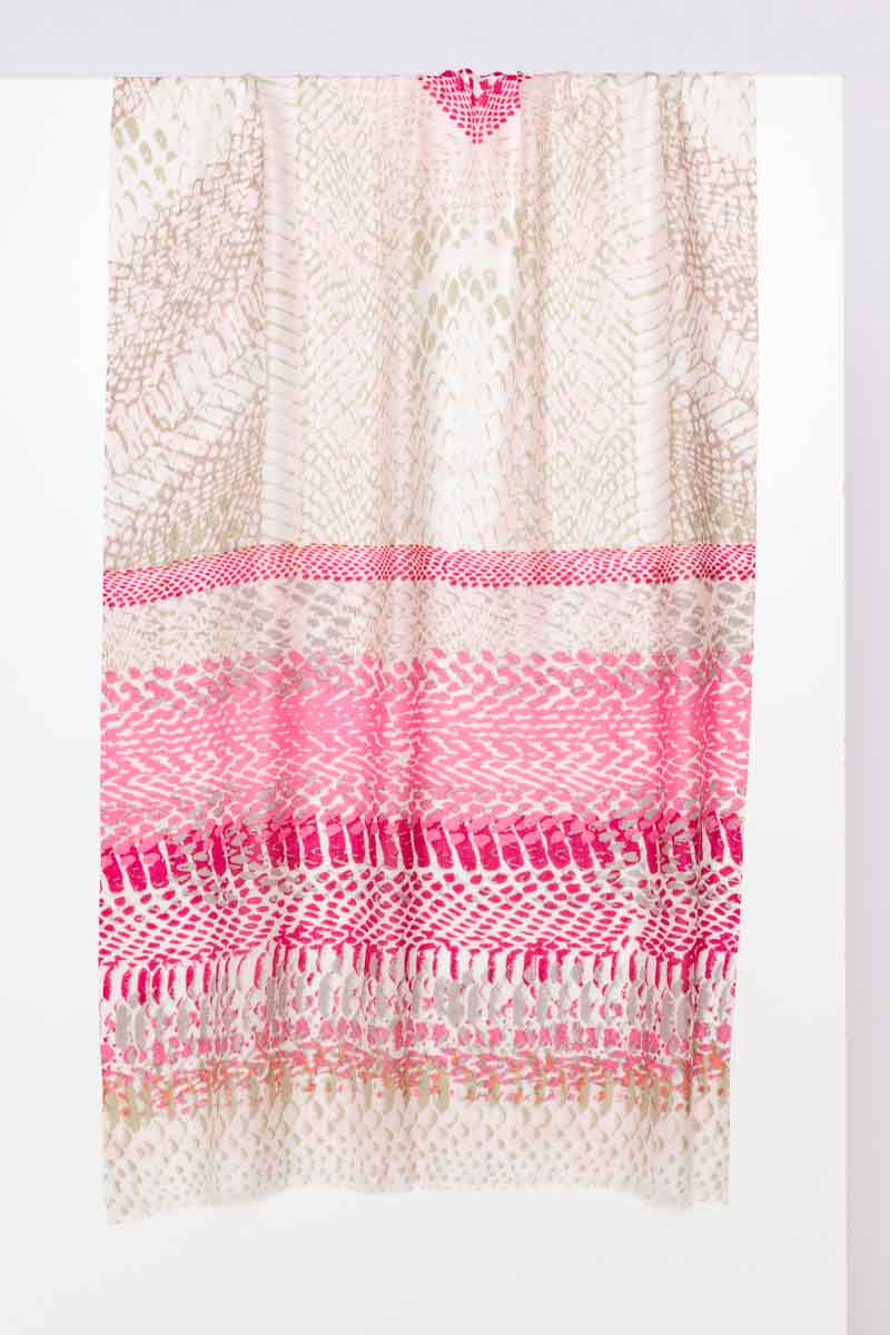 Kinross Geo Animal Print Scarf