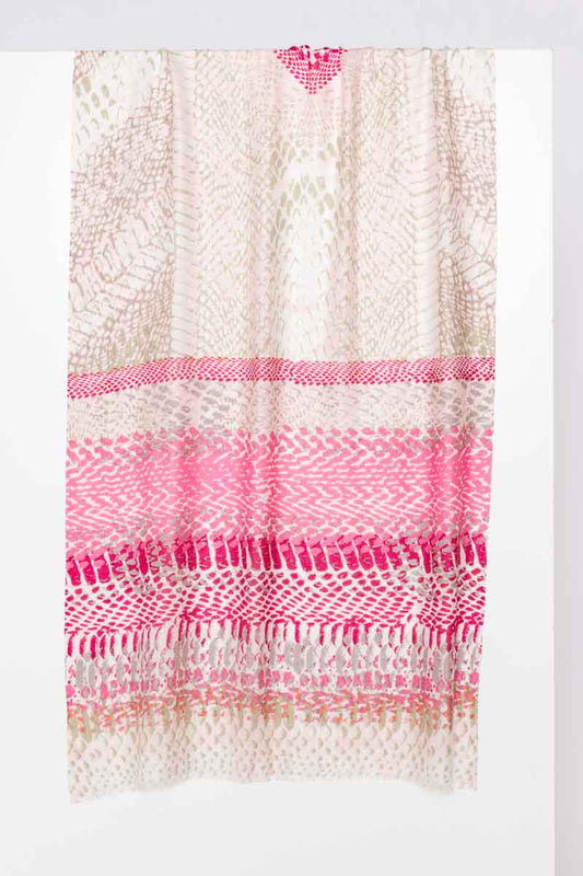 Kinross Geo Animal Print Scarf