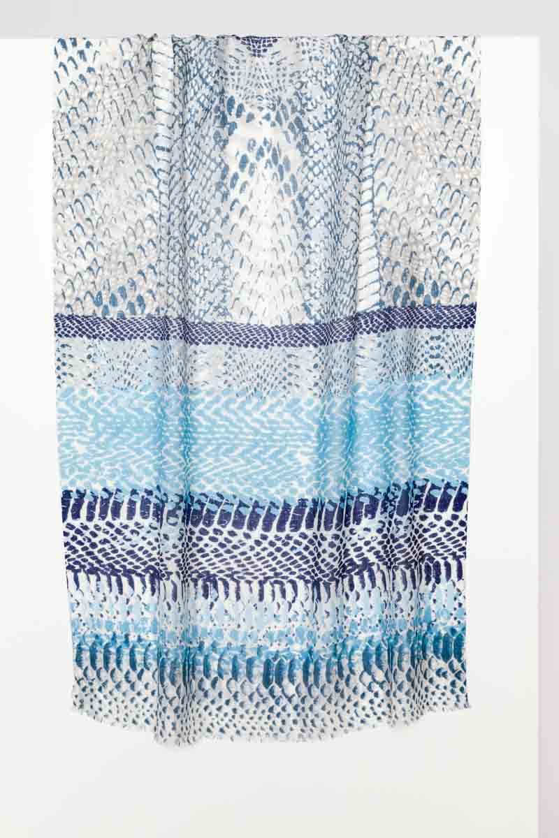 Kinross Geo Animal Print Scarf
