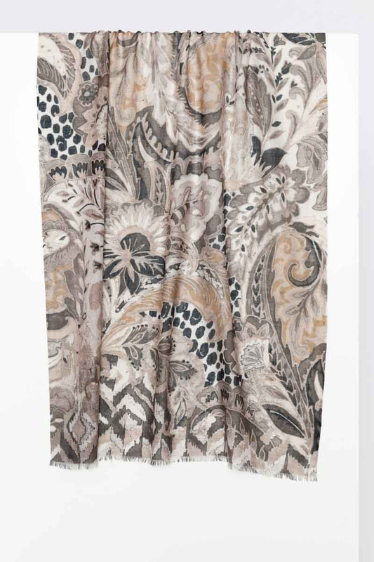 Kinross Boho Paisley Print Scarf