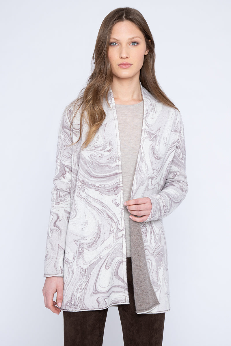 Kinross Marble Reversible Cardigan