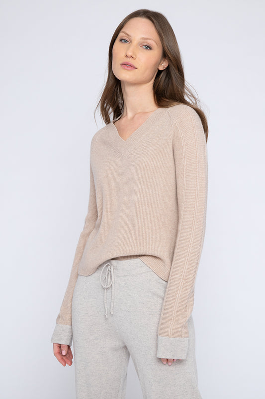 Kinross Crop Rib Vee