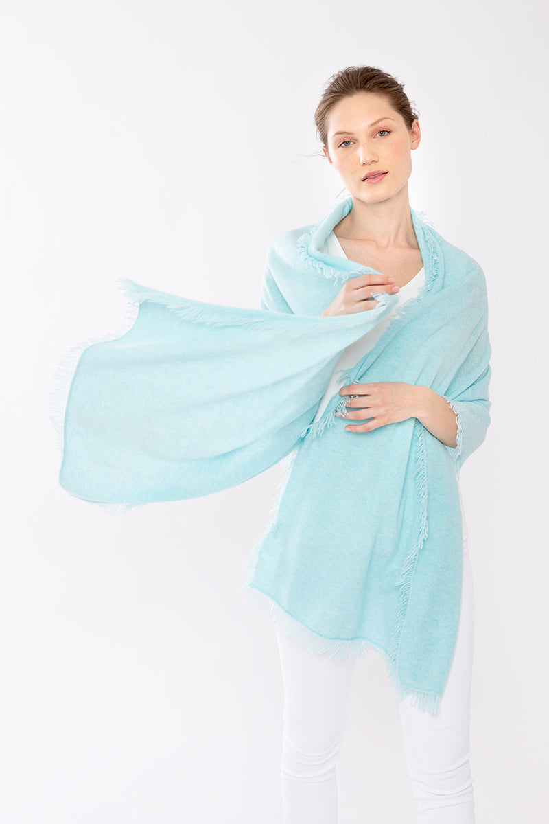 Kinross Cashmere Fringe Wrap