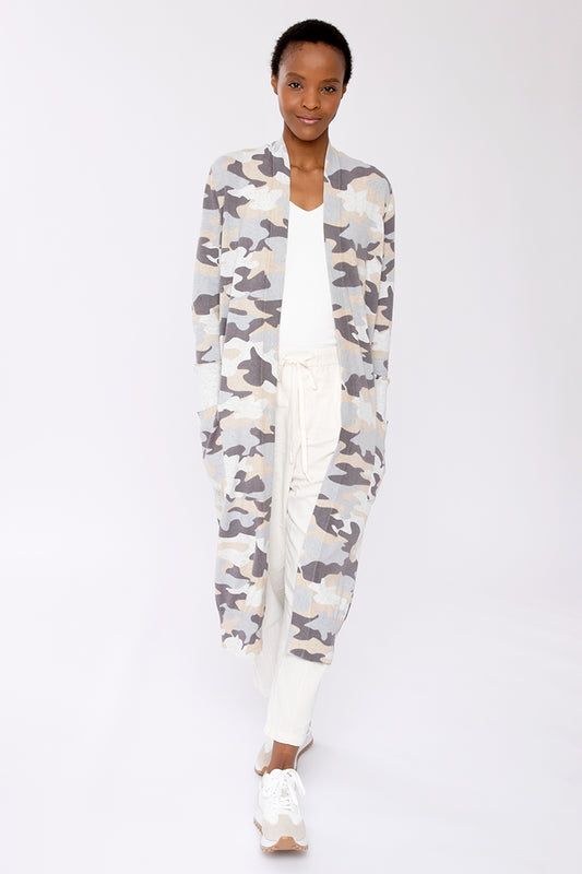 Kinross Cashmere Camo Duster