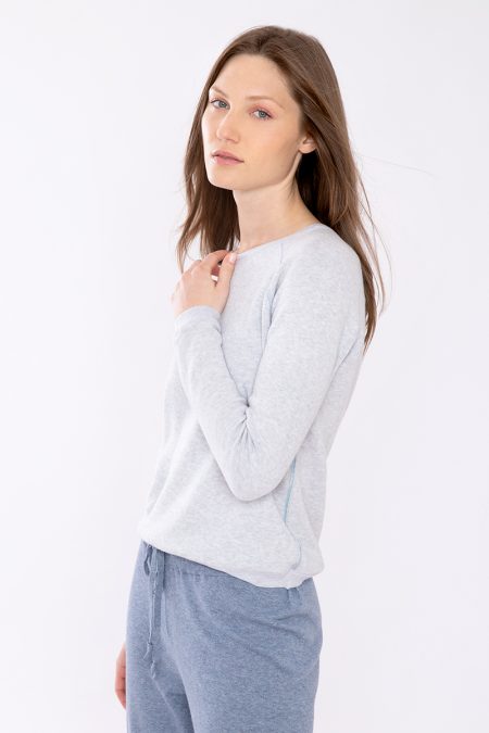 Kinross Cashmere Reversible Dream Crew