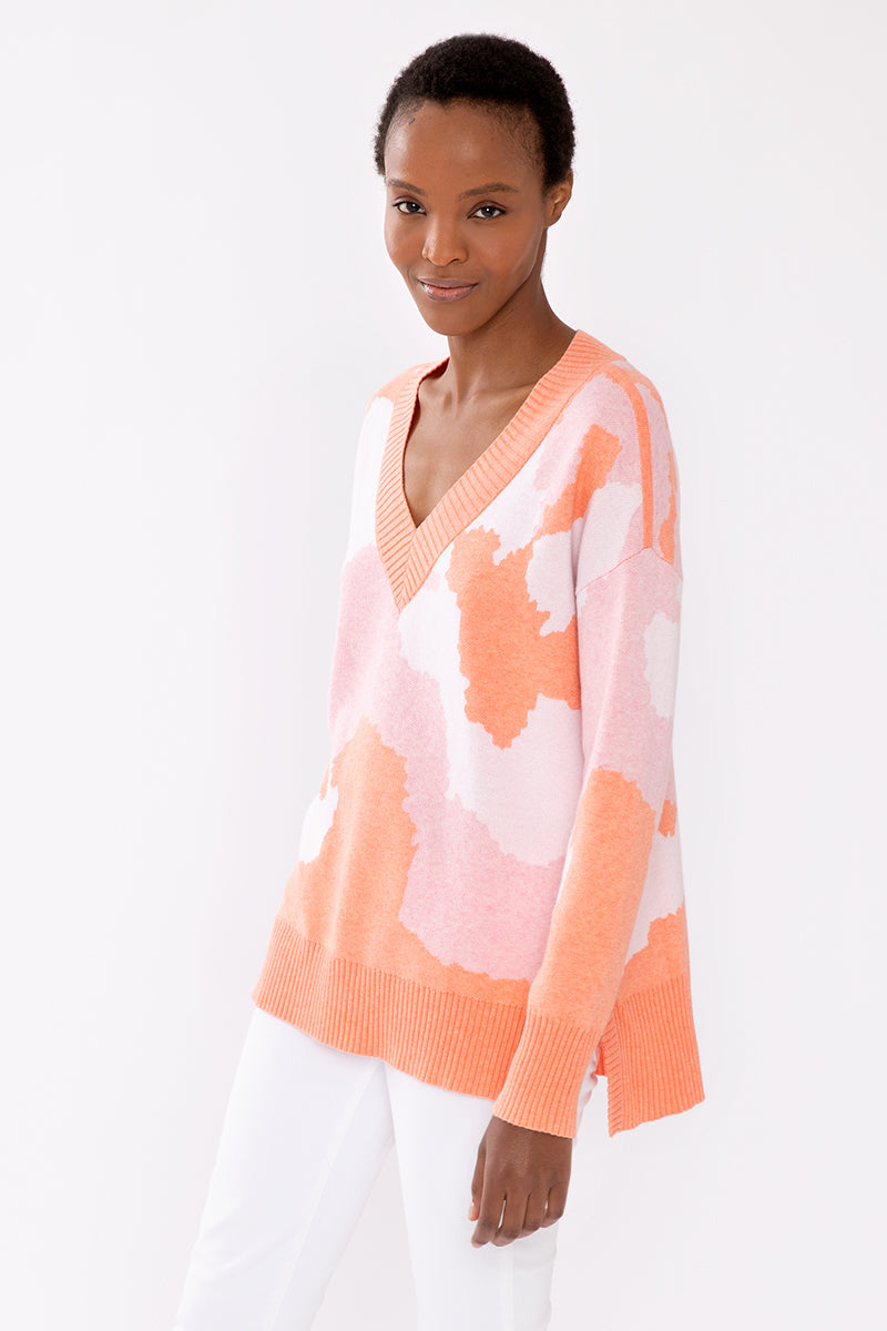 Kinross Cashmere Hi Low Island Vee