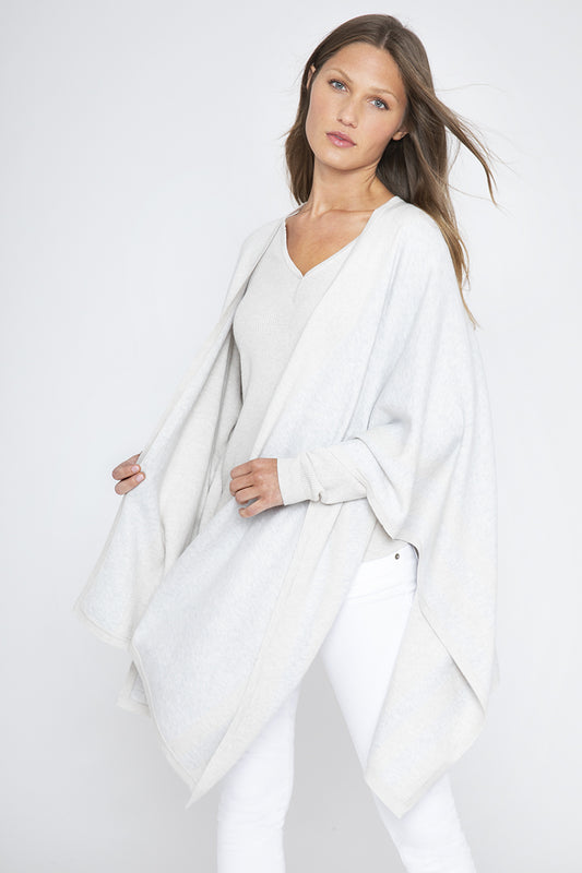 Kinross Reversible Stripe Ruana