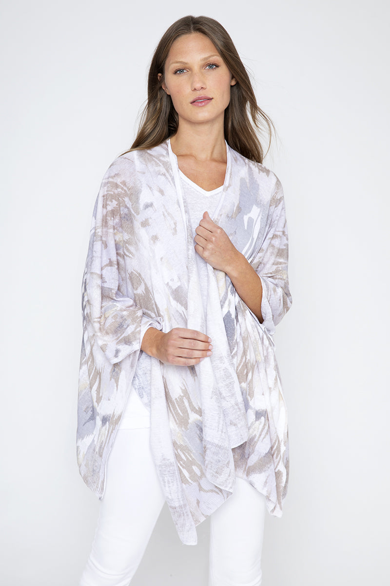 Kinross Ikat Ruana