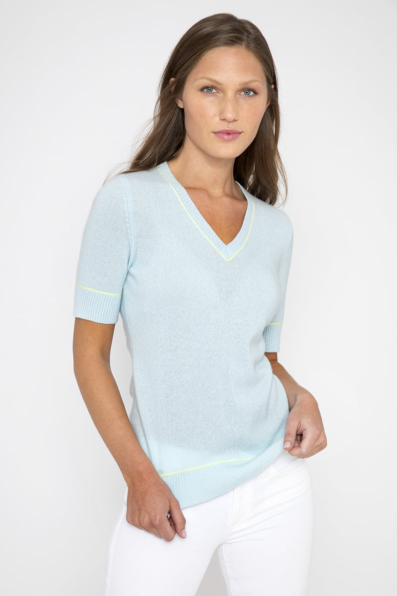 Kinross S/S Tipped Vee
