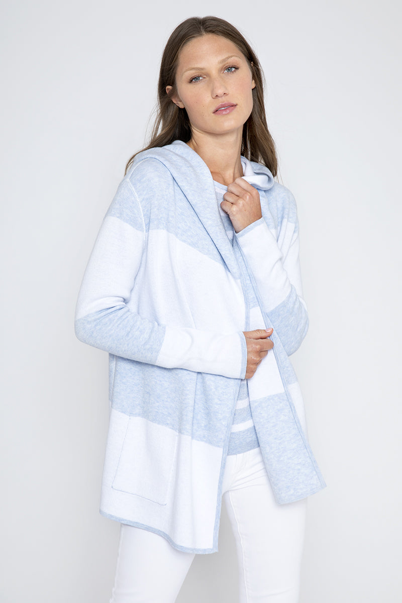 Kinross Reversible Wide Stripe Hoodie