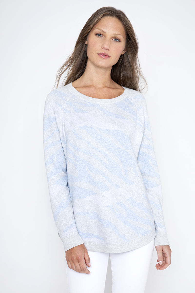 Kinross Reversible Wave Sweatshirt