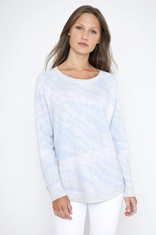 Kinross Reversible Wave Sweatshirt