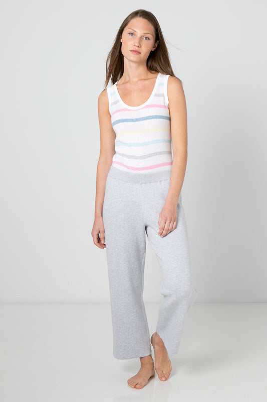Kinross Cashmere Dbl Knit Crop Pant