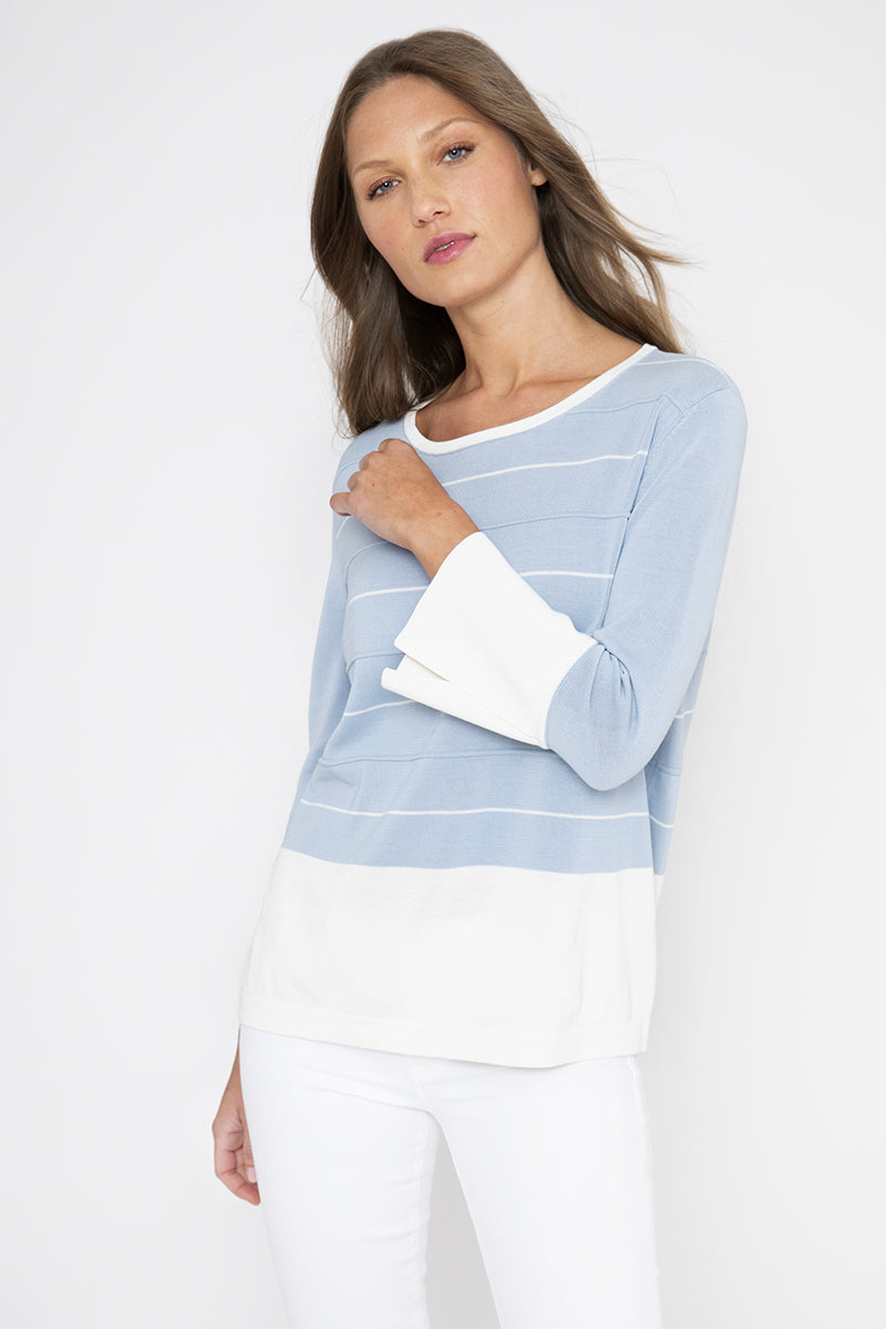 Kinross Easy Stripe Pullover
