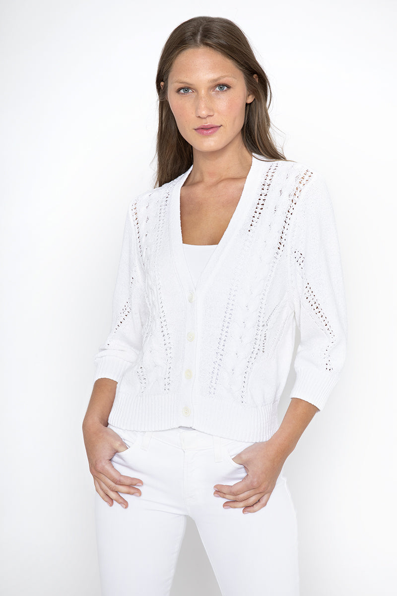 Kinross Crop Cable Cardigan