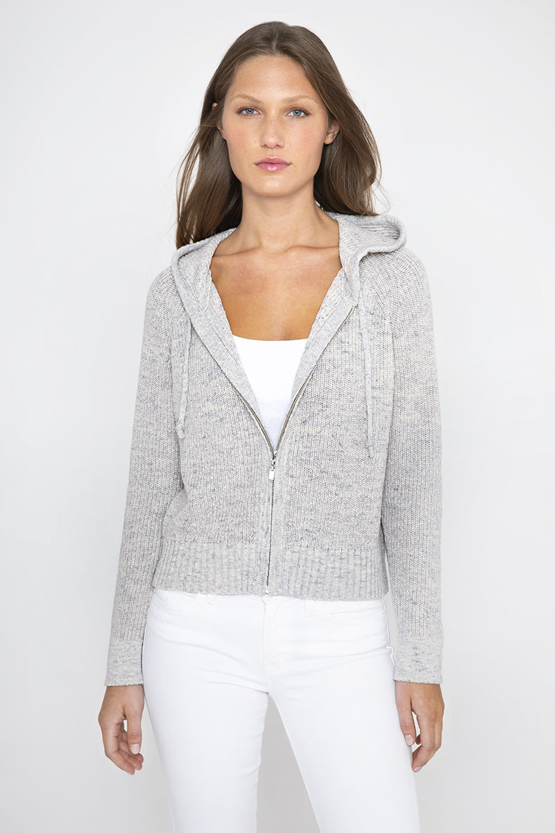 Kinross Crop Rib Zip Hoodie