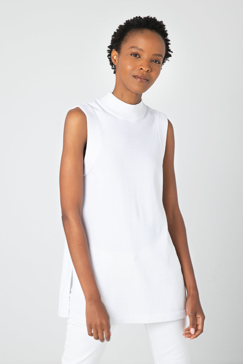 Kinross Cashmere S/L Mock Tunic