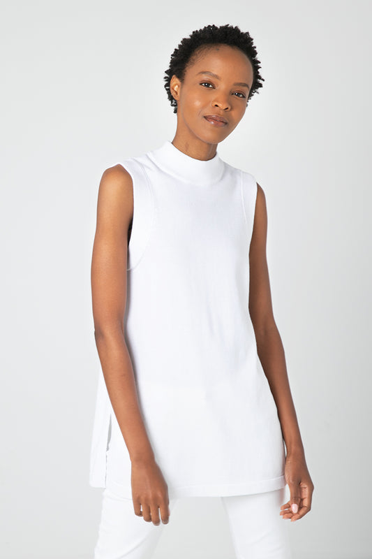 Kinross Cashmere S/L Mock Tunic