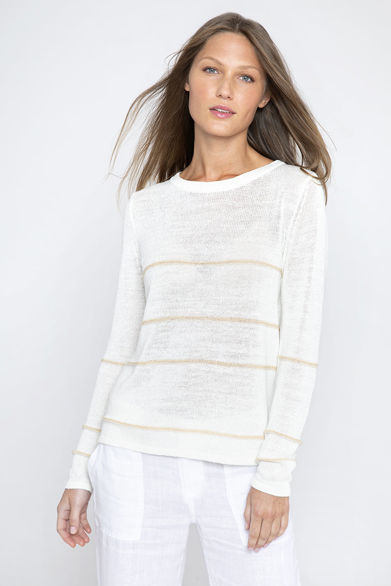 Kinross Simple Stripe Pullover