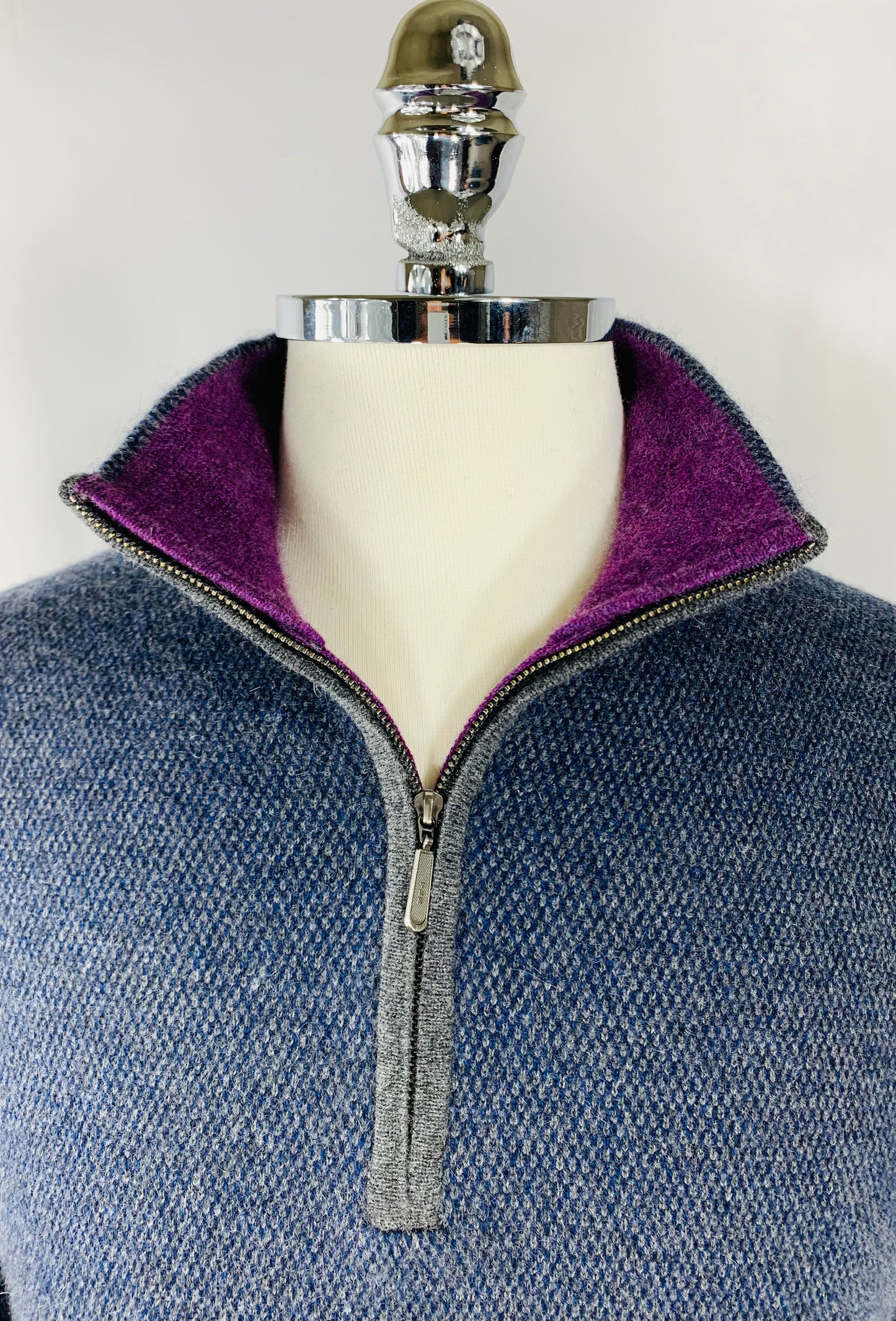 Kinross Birdseye Sport Qtr Zip Mock