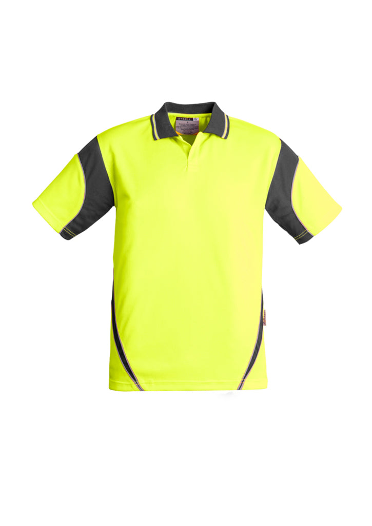Mens Hi Vis Aztec Polo - Short Sleeve