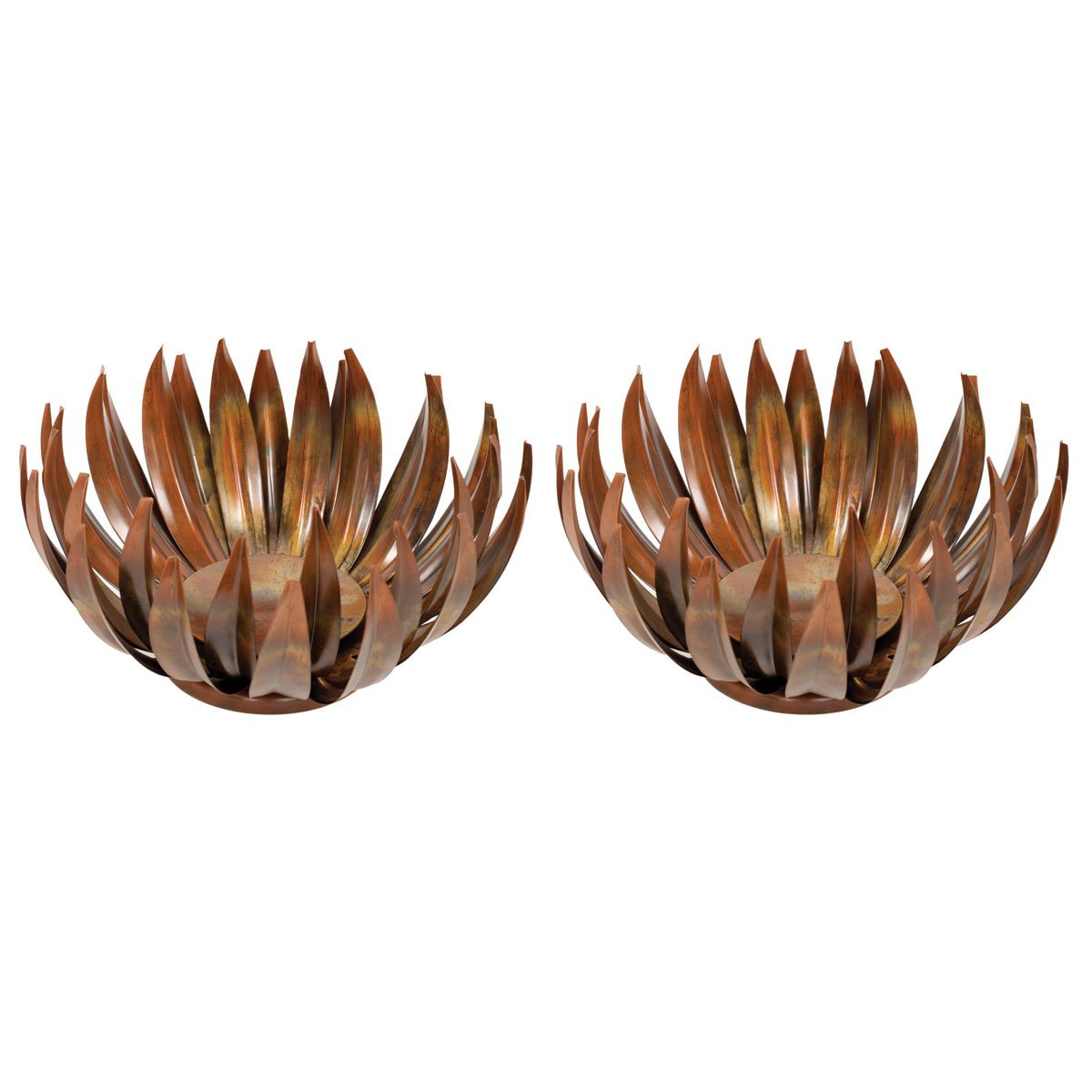 Large Lotus Pillar Candle Holder
