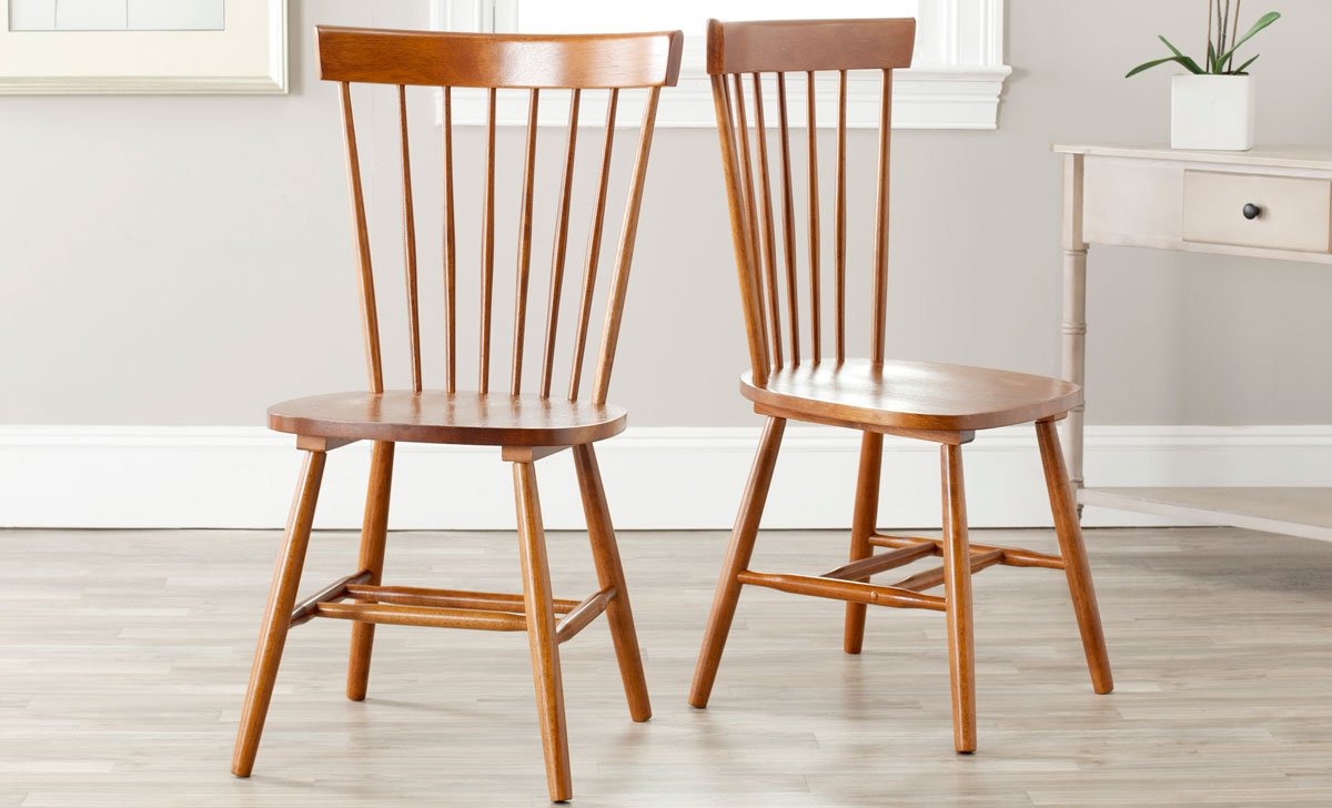 Parker 17" H Spindle Dining Chair ( Set Of 2)