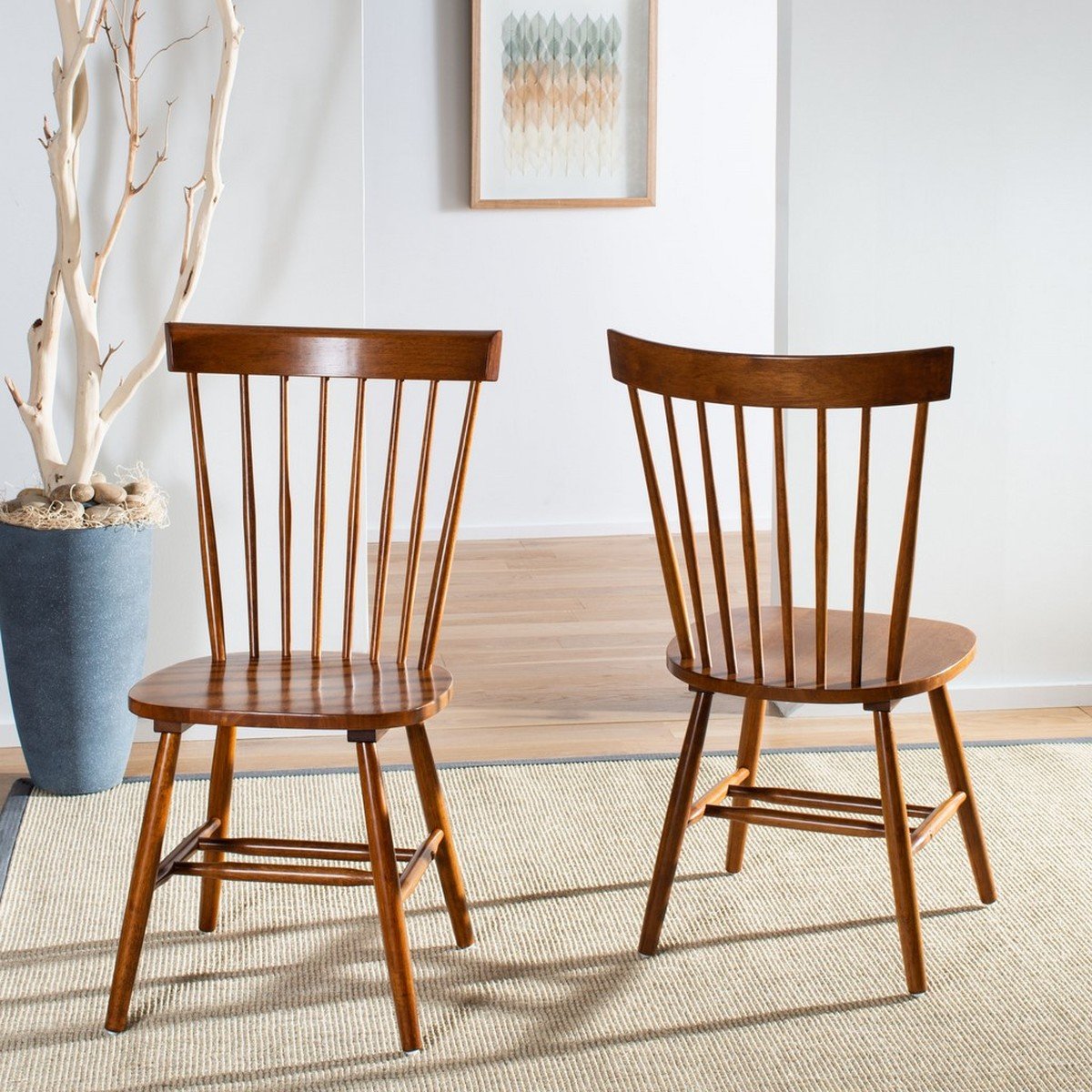 Parker 17" H Spindle Dining Chair ( Set Of 2)