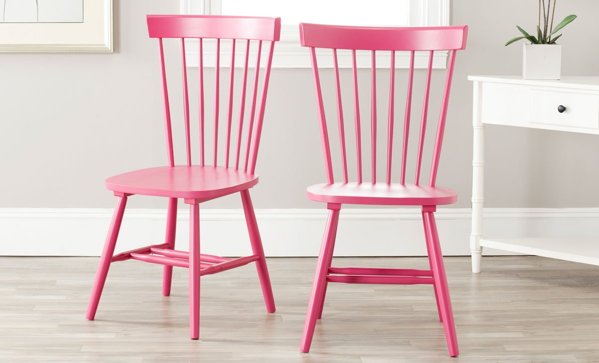 Parker 17" H Spindle Dining Chair ( Set Of 2)