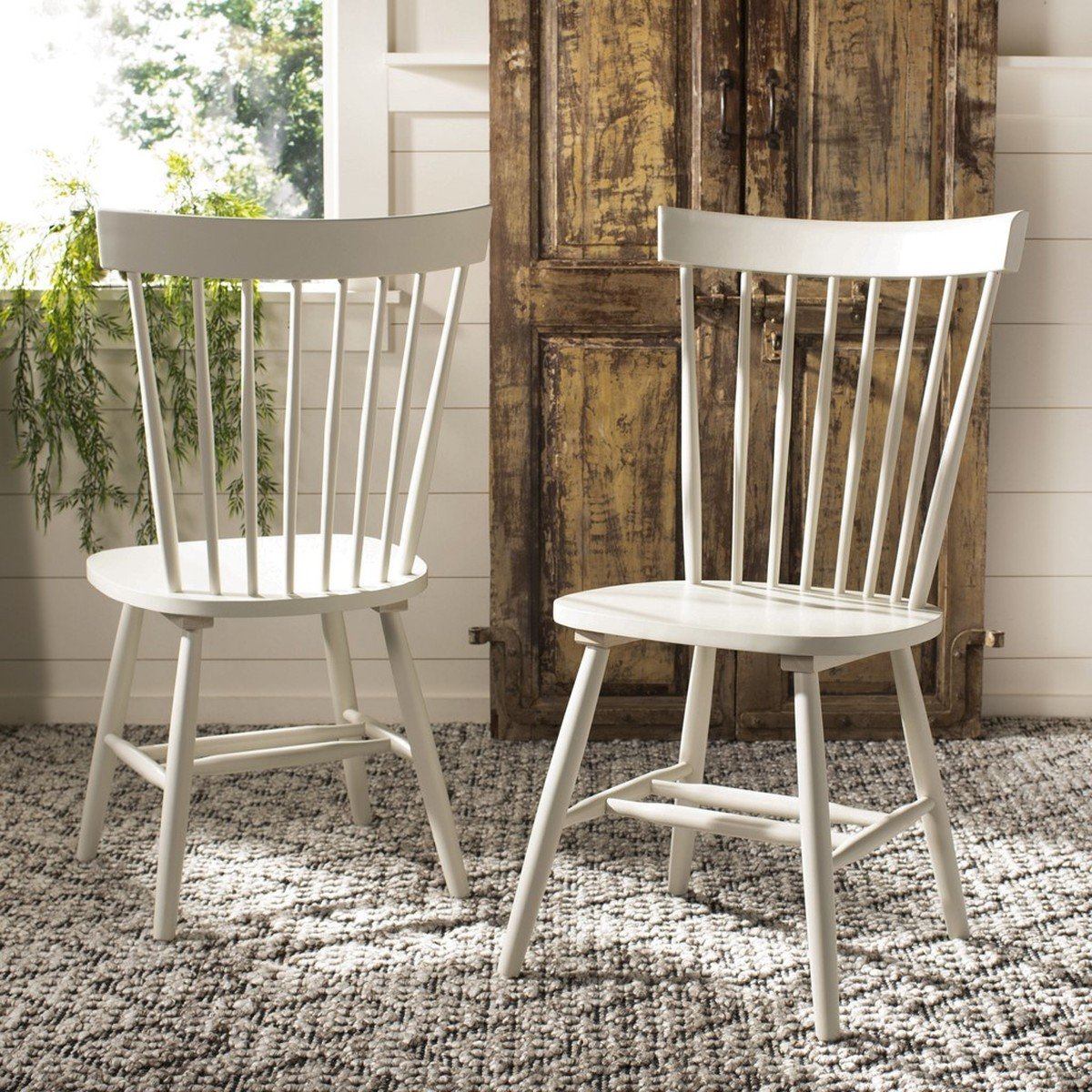 Parker 17" H Spindle Dining Chair ( Set Of 2)