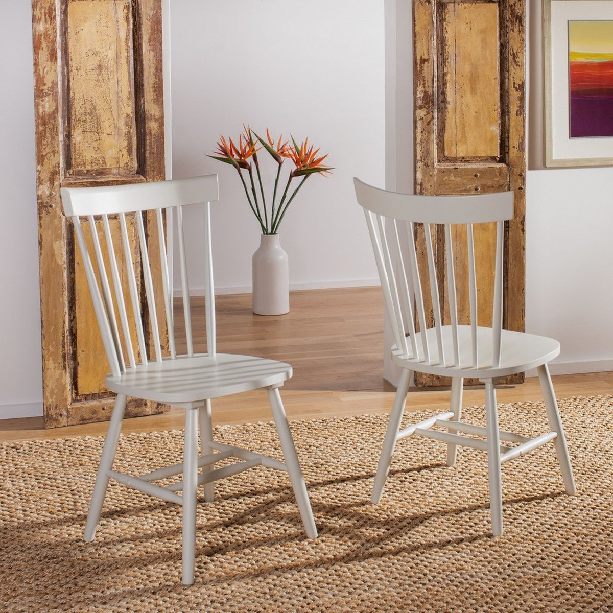Parker 17" H Spindle Dining Chair ( Set Of 2)