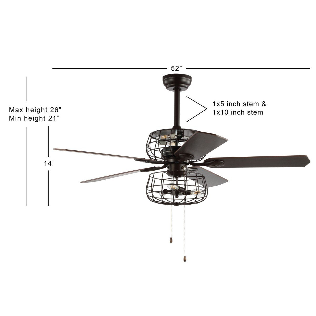 Erving Ceiling Light Fan