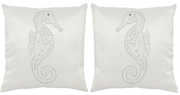 Smooching Seahorse Pillow