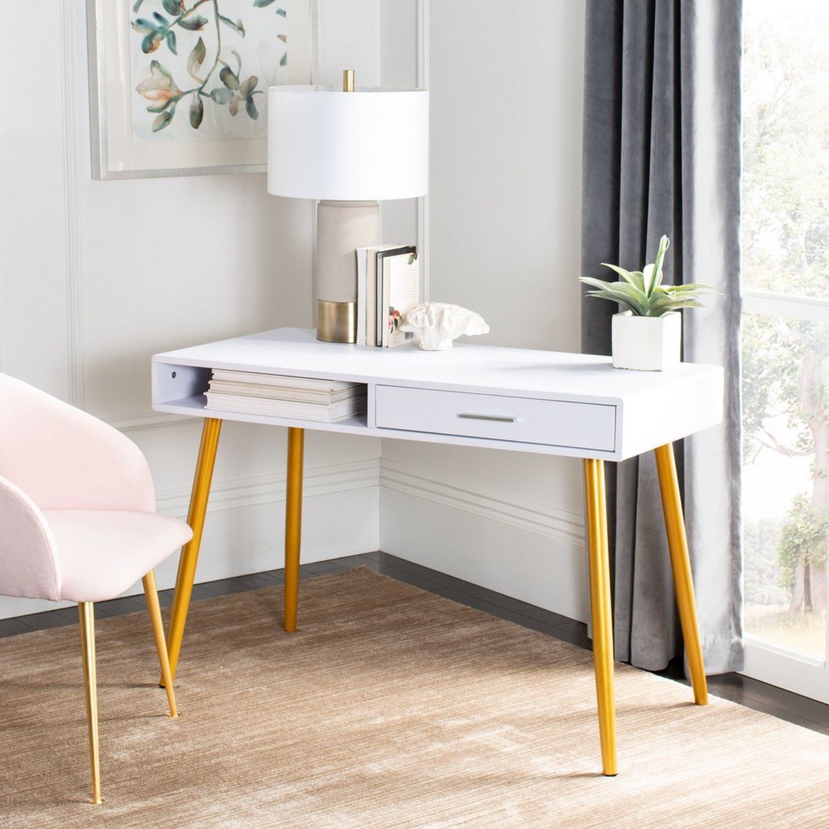 Jorja 1 Drawer 1 Shelf Desk