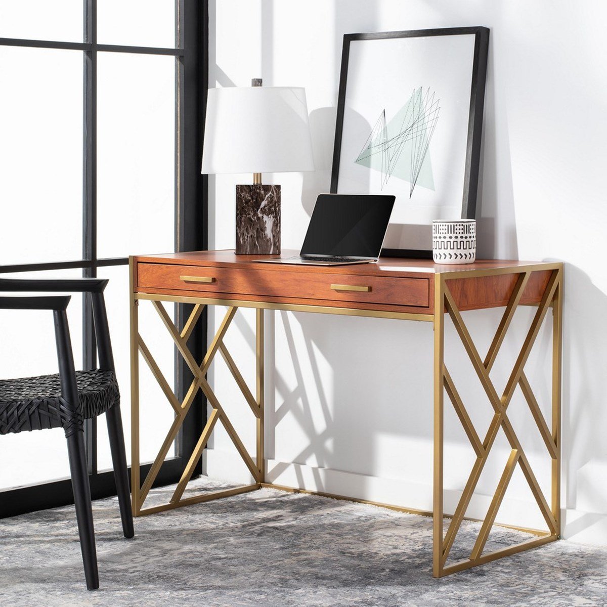 Elaine 1 Drawer Desk