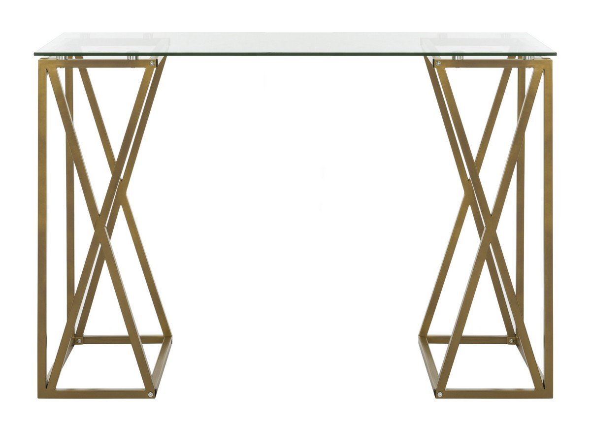 Theresa Glass Top Desk