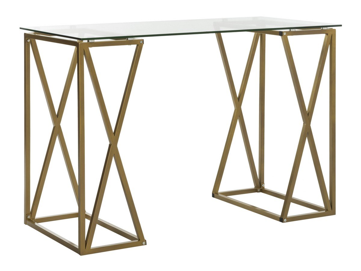 Theresa Glass Top Desk