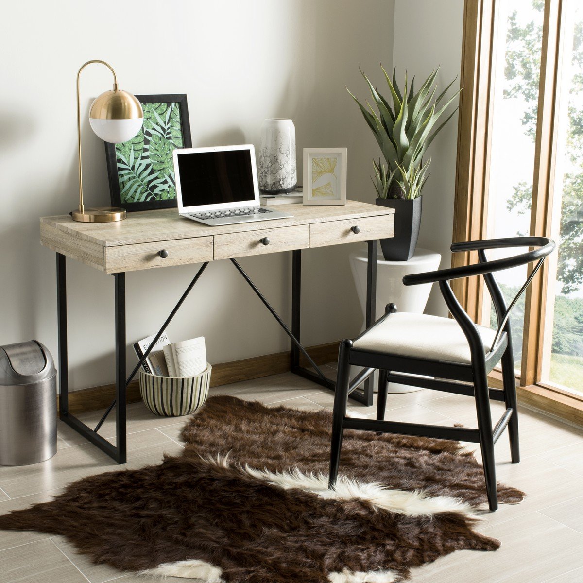 Hilton 3 Drawer Desk