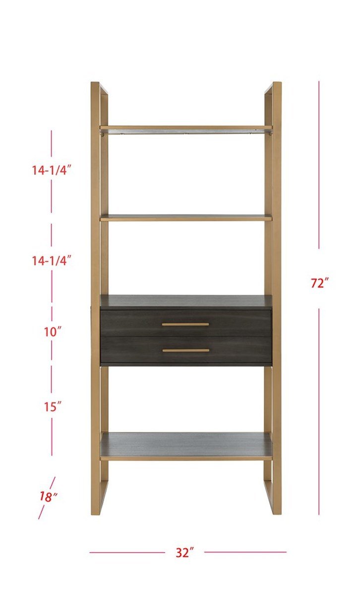 Skylar 4 Tier 1 Drawer Etagere