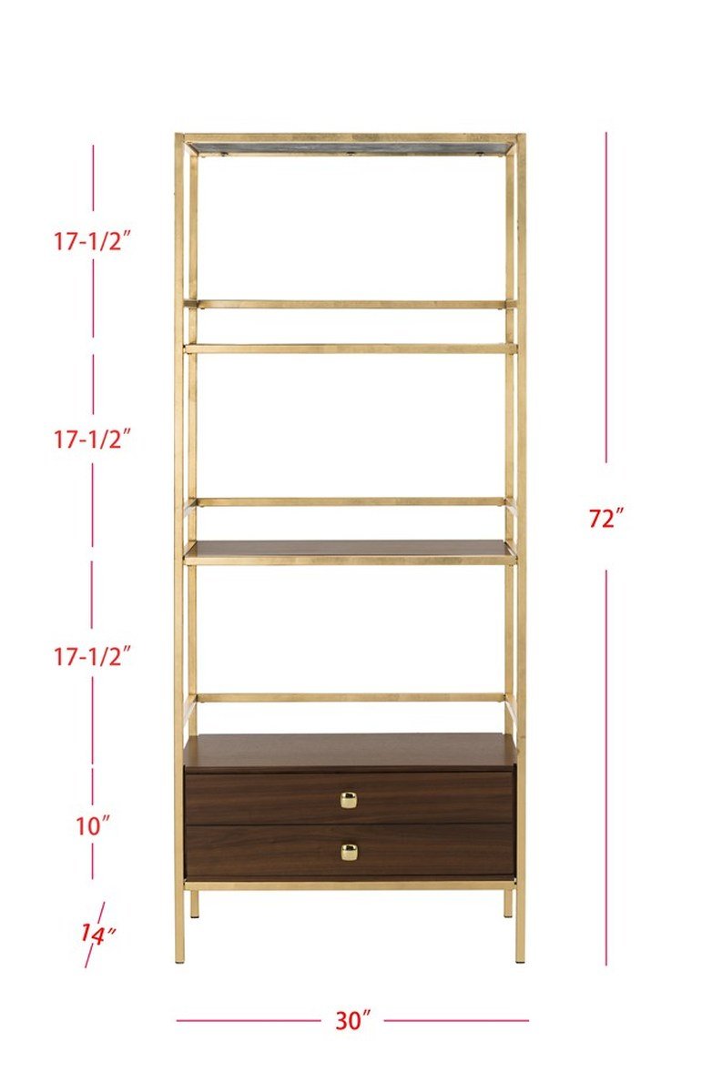 Mateo 4 Tier 1 Drawer Etagere
