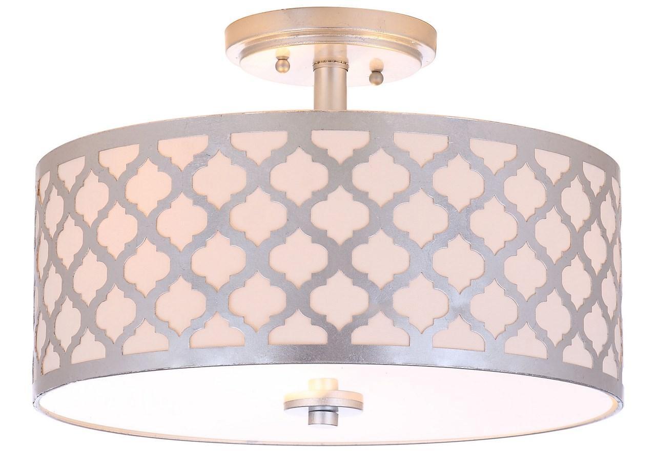 Kora Quatrefoil 3 Light 15-Inch Dia Flush Mount
