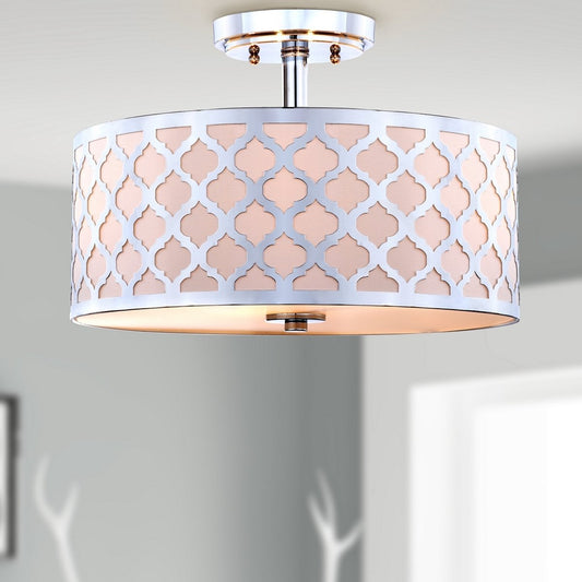 Kora Quatrefoil 3 Light 15-Inch Dia Flush Mount