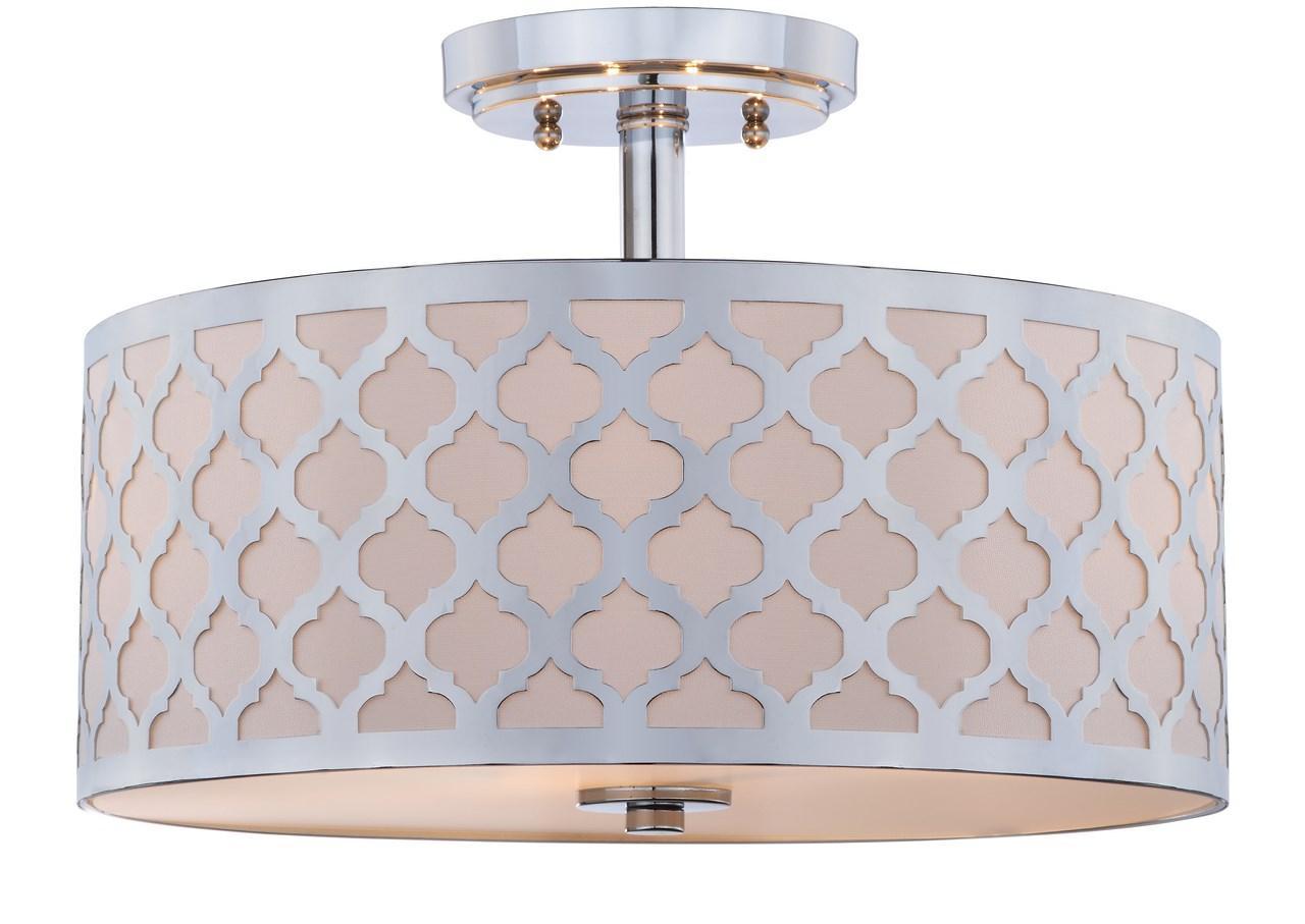 Kora Quatrefoil 3 Light 15-Inch Dia Flush Mount