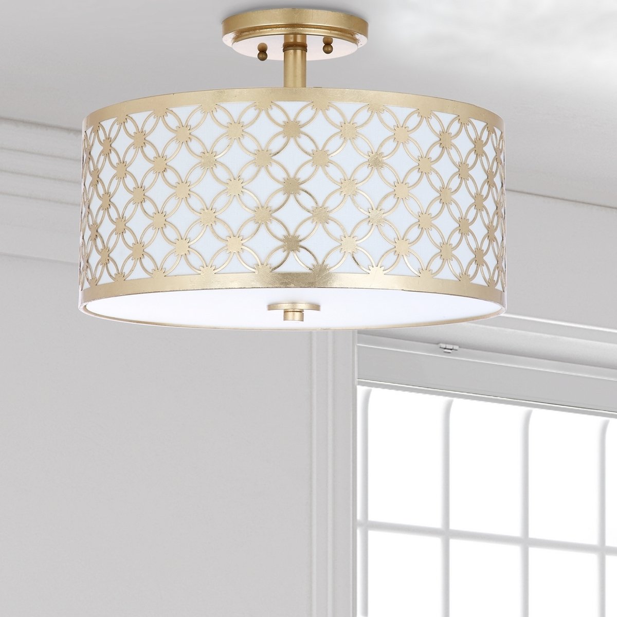 Hutch 3 Light 16-Inch Dia Flush Mount