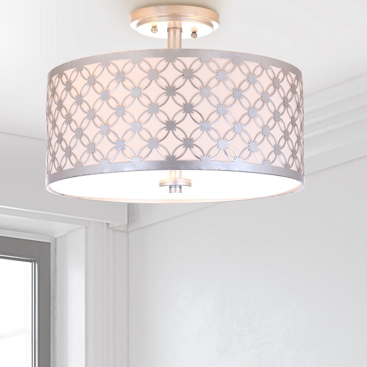 Hutch 3 Light 16-Inch Dia Flush Mount