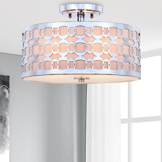 Cedar Linked 3 Light 15-Inch Dia Flush Mount
