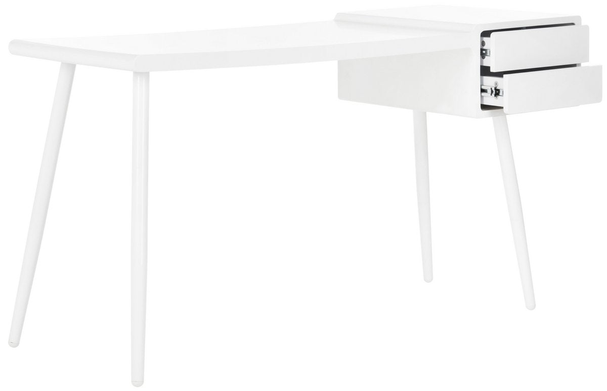 Ferli Mid Century Scandinavian Two Drawer Desk