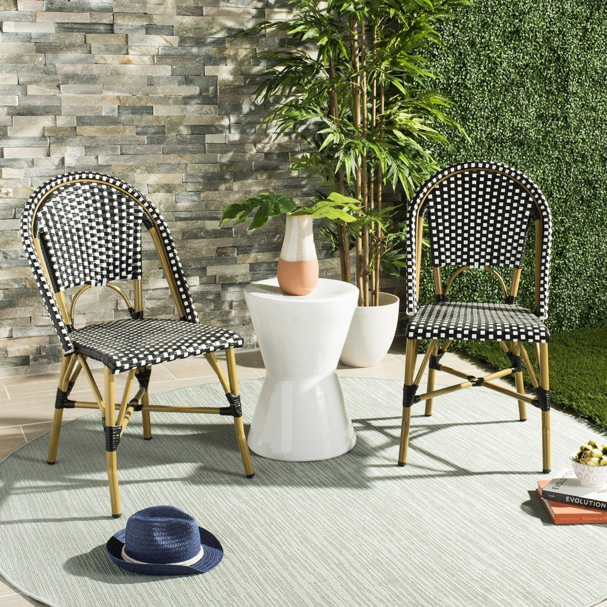 Salcha Indoor - Outdoor French Bistro Side Chair